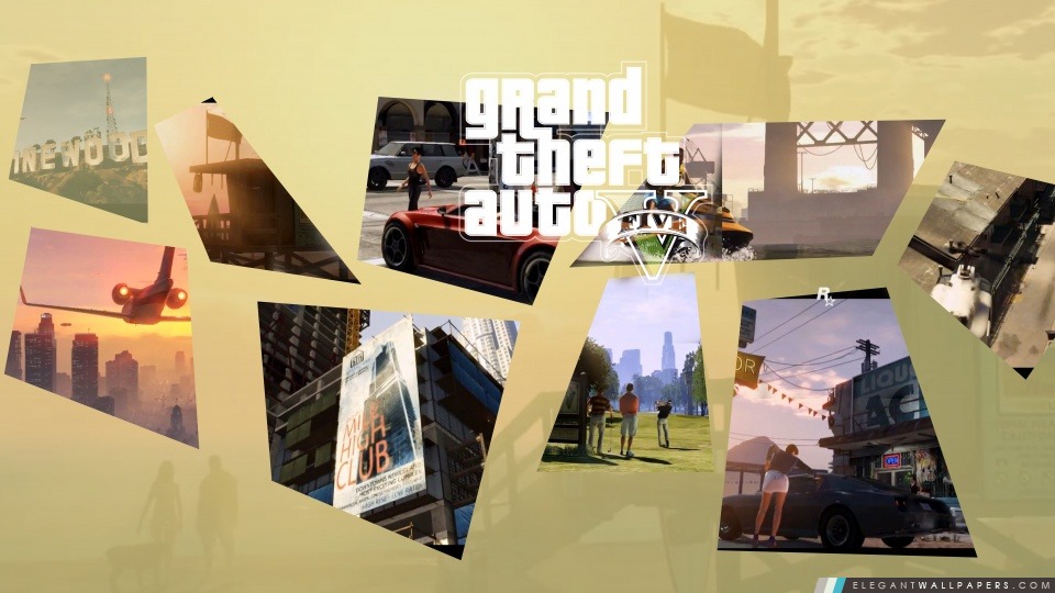 GTA V Rockstar Games, Arrière-plans HD à télécharger