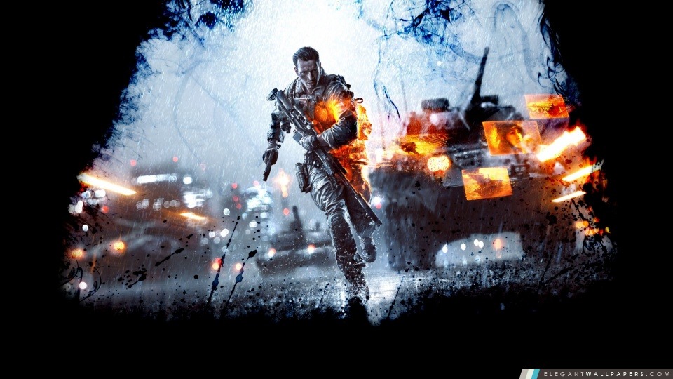 Battlefield 4 foncé, Arrière-plans HD à télécharger