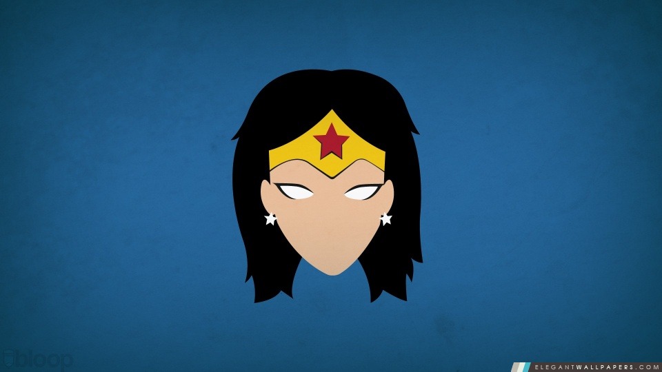 Minimaliste Wonder Woman, Arrière-plans HD à télécharger