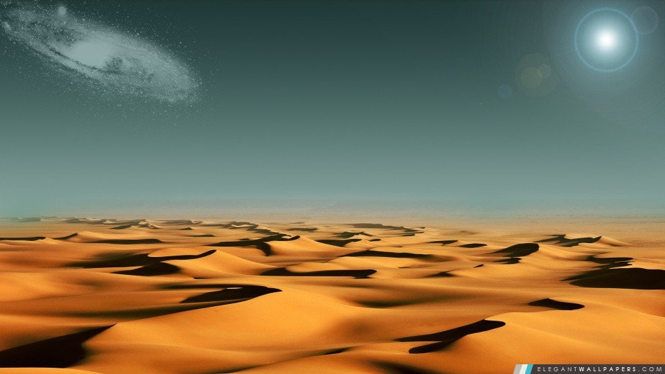Alien Desert, Arrière-plans HD à télécharger