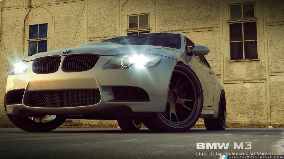 BMW M3 3D Max, Arrière-plans HD à télécharger