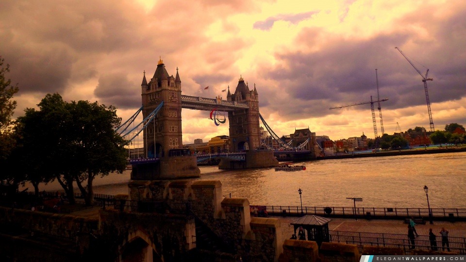 Tower Bridge, Londres, Arrière-plans HD à télécharger