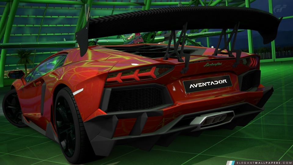 Lamborghini Aventador LP700-4 rouge, Arrière-plans HD à télécharger